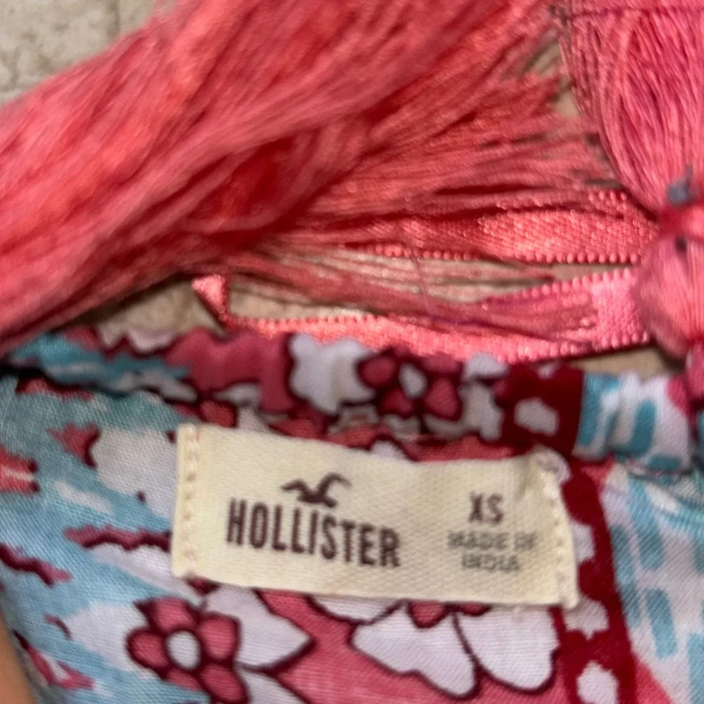 Boho Halter Top with Pink and Blue Patterns - Picture 3 of 3